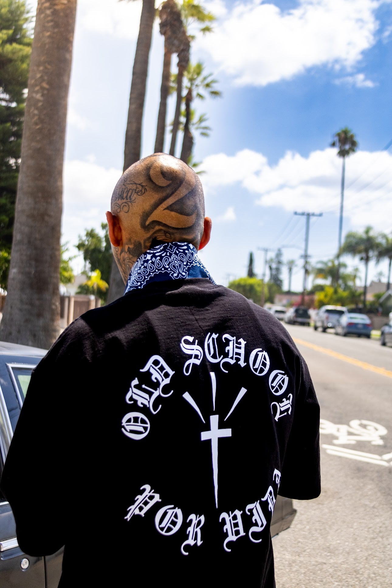 BLACK-OG SCRIPT TEE