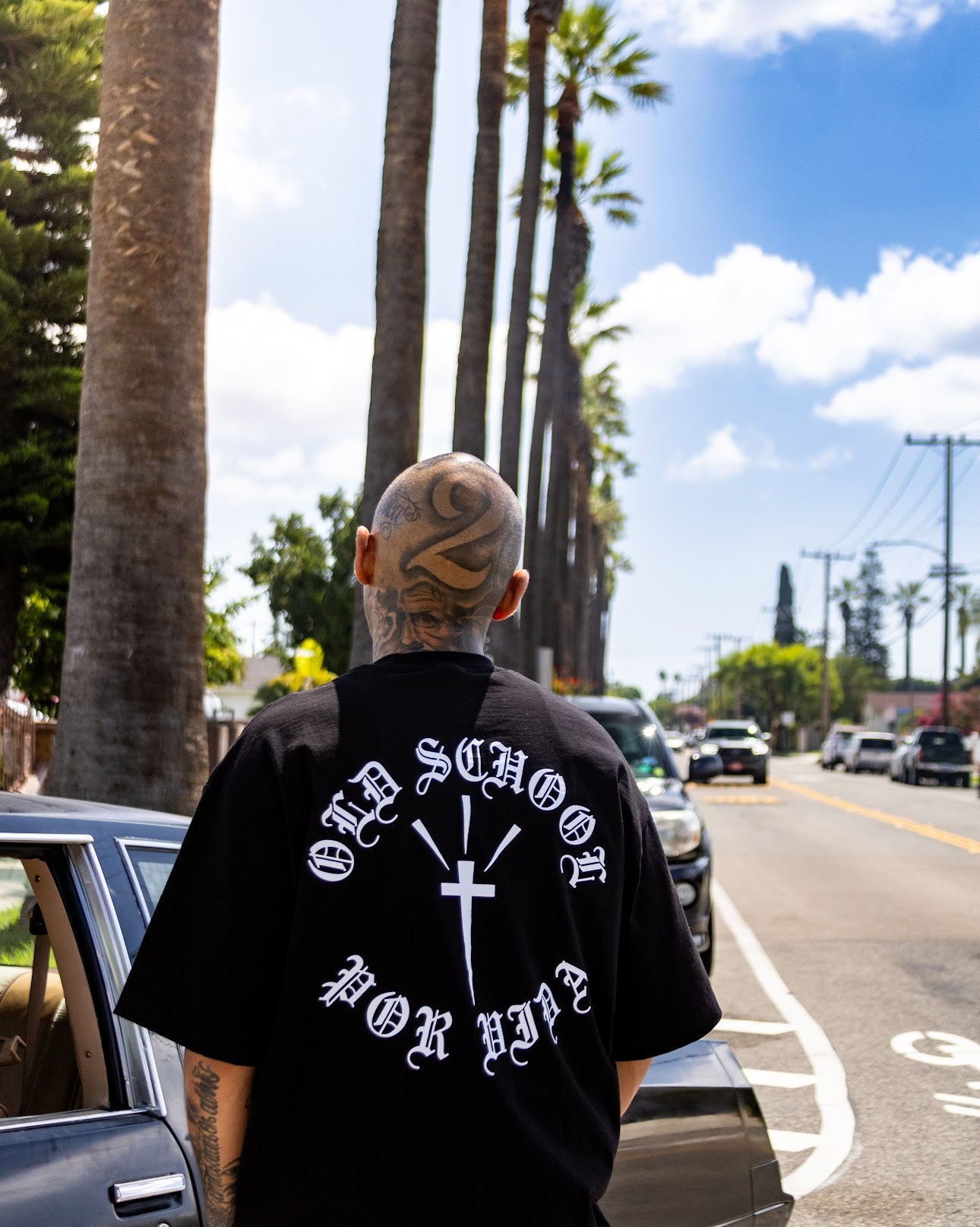BLACK-OG SCRIPT TEE