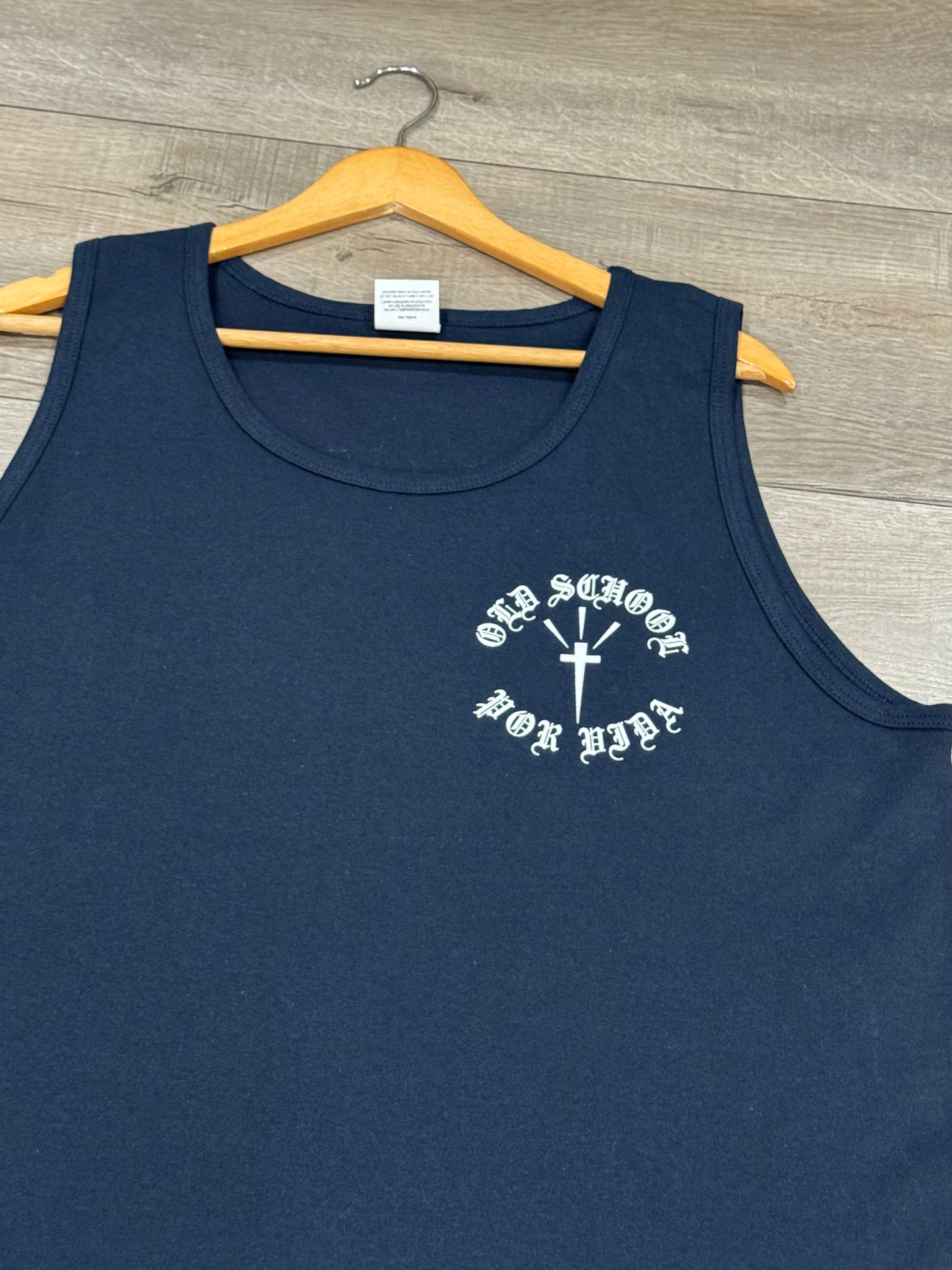 OG Script Tank Top - NAVY