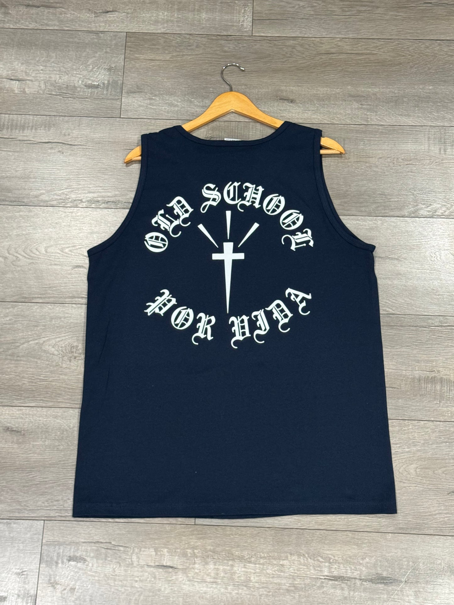 OG Script Tank Top - NAVY