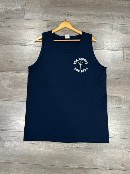 OG Script Tank Top - NAVY