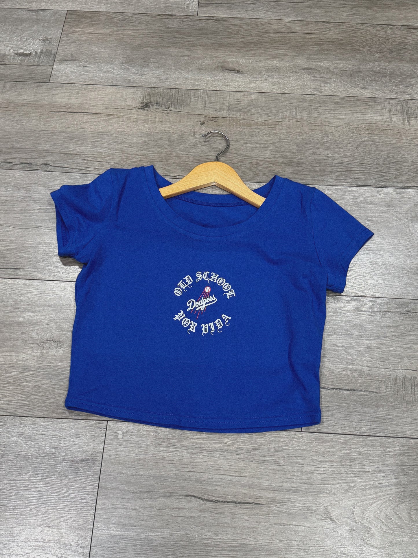 OSPV X DODGERS CROP TOP