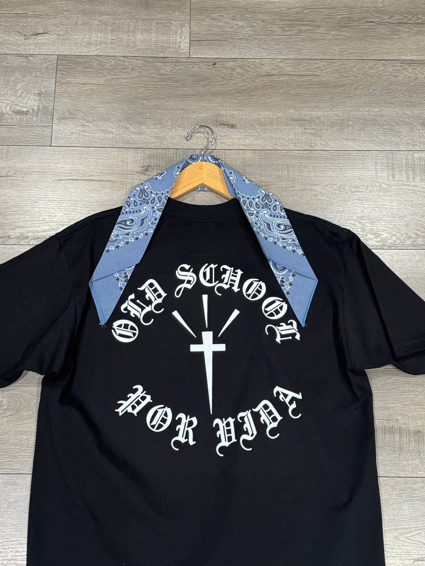 BLACK-OG SCRIPT TEE