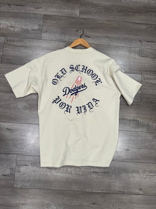OG Dodgers- Cream Tee